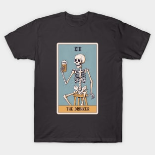 The Drinker Tarot Card T-Shirt